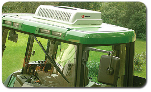 Airco dakunits voor landbouw machines